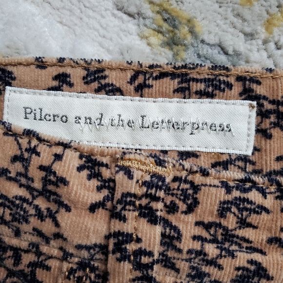 Pilcro and The Letterpress Serif Corduroy Pants - Picture 4 of 9